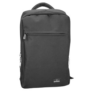 Imagen de Mochila para computadora, de poliéster, 2 bolsillos frontales y 2 laterales, NEGRO, ARMORIC