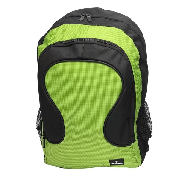Imagen de Mochila juvenil, de poliéster,con bolsillo frontal y 2 laterales, VERDE, ARMORIC
