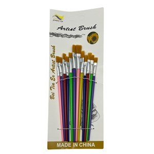 Imagen de Pincel de plástico y nylon x12, en bolsa
