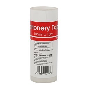 Imagen de Cinta adhesiva 18mmx10m x6 BEIFA