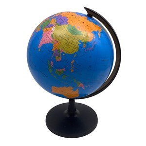Imagen de Globo terráqueo 32cm, de plástico, en caja
