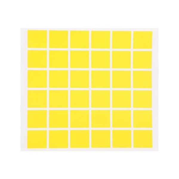 Imagen de Etiqueta adhesiva 2x2cm, 2 hojas en 4 colores BEIFA