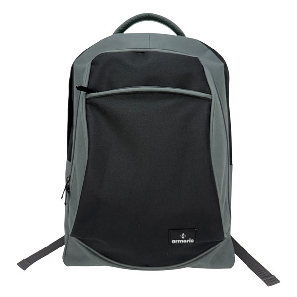 Imagen de Mochila juvenil, de poliéster, 2 bolsillos frontales, NEGRO, ARMORIC