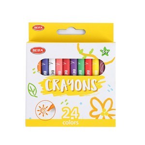 Imagen de Crayolas finas 24 colores, en caja BEIFA
