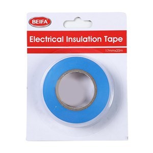 Imagen de Cinta aisladora PVC 17mmx20m AZUL en blister BEIFA