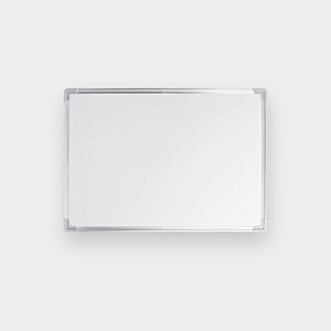 Imagen de Pizarra blanca 40x60 marco aluminio BEIFA