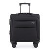 Imagen de Valija Berlina NEGRO, semi rígida, carry on, ruedas omnidireccionales 360, manija telescópica, tranca numérica, correa para ajustar ropa, bolsillo interior con cierre y bolsillos exteriores