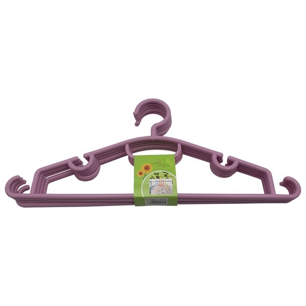 Imagen de Percha de plástico x5, en cartón, varios colores