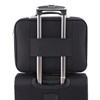 Imagen de Maletín portafolio Berlina, NEGRO, con enganche para valija, correa para ajustar ropa, bolsillo interior con cierre