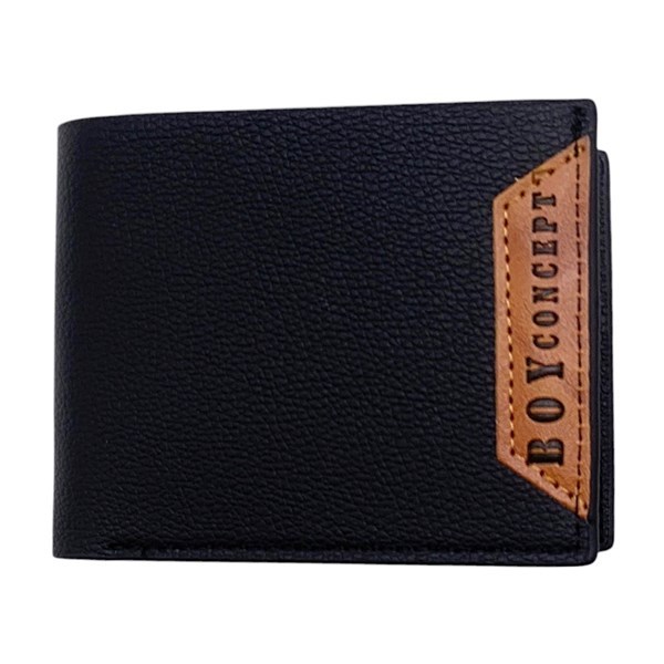 Imagen de Billetera de caballero con aplique, varios colores, en caja