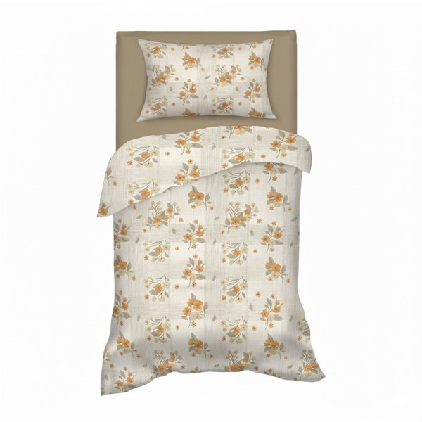 Imagen de Sábanas 1 plaza Berlina by Teka, con diseño, 88x188x30 140x220 50x70cm, set de 3 piezas, 50% poliéster 50% algodón, 160 hilos,en sobre de PVC