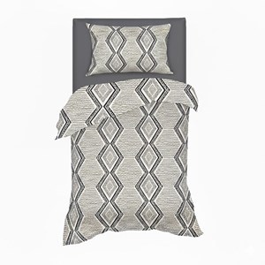 Imagen de Sábanas 1 plaza Berlina by Teka, con diseño, 88x188x30 140x220 50x70cm, set de 3 piezas 100% algodón, 120 hilos, en sobre de PVC