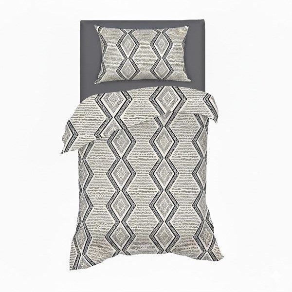 Imagen de Sábanas 1 plaza Berlina by Teka, con diseño, 88x188x30 140x220 50x70cm, set de 3 piezas 100% algodón, 120 hilos, en sobre de PVC