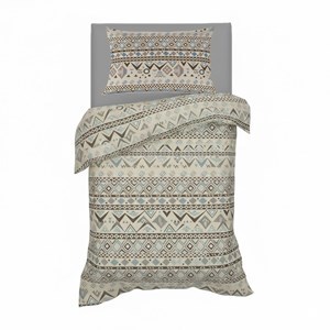 Imagen de Sábanas 1 plaza Berlina by Teka, con diseño, 88x188x30 140x220 50x70cm, set de 3 piezas, 50% poliéster 50% algodón, 160 hilos,en sobre de PVC