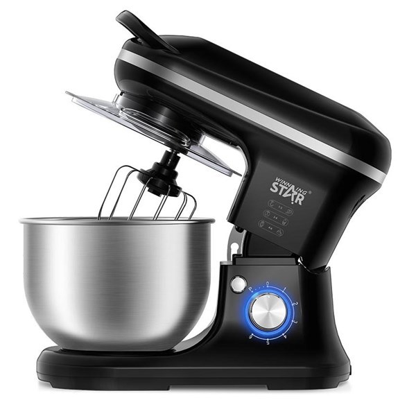 Imagen de Batidora de pie planetaria 5L bowl acero inoxidable, en caja, 1200W WINNING STAR