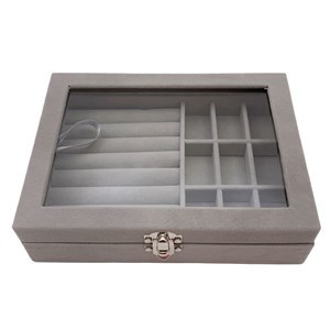 Imagen de Alhajero de fieltro, con divisiones varios colores