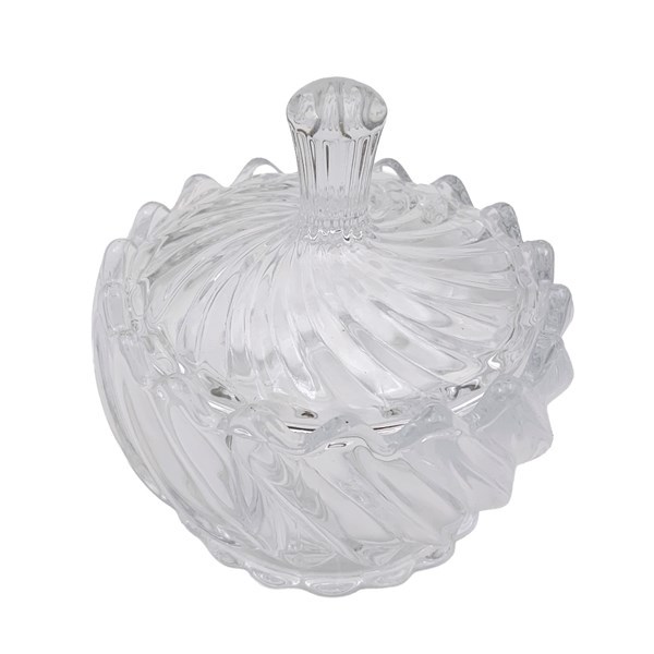 Imagen de Caramelera de vidrio labrado, en caja