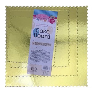 Imagen de Base para tortas cuadradas de cartón, 3 tamaños distintos