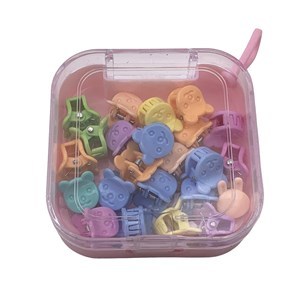 Imagen de Broche para pelo, mini, x24 en estuche de plástico, PACK x12