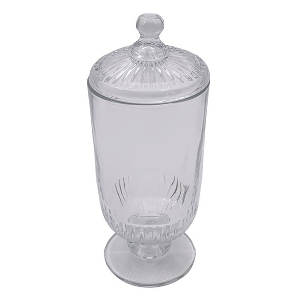 Imagen de Caramelera de vidrio labrado, en caja