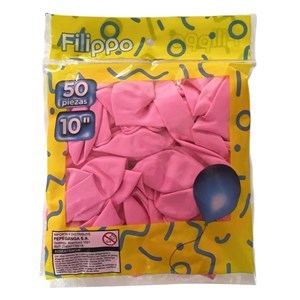 Imagen de Globo 10" FILIPPO rosado, bolsa x50