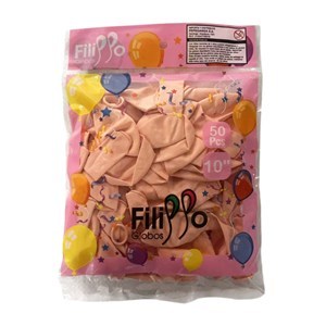 Imagen de Globo 10" x 50 Filippo pastel salmón