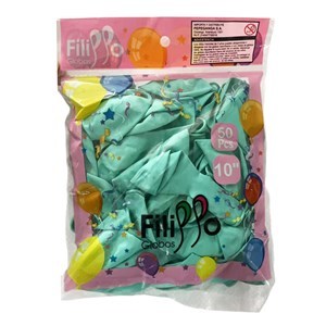 Imagen de Globo 10" x 50 Filippo pastel verde oscuro