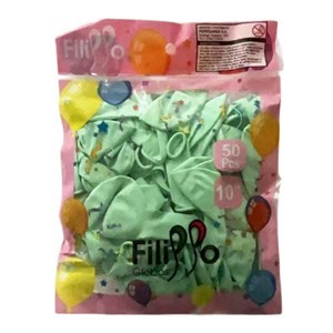 Imagen de Globo 10" x 50 Filippo pastel verde claro