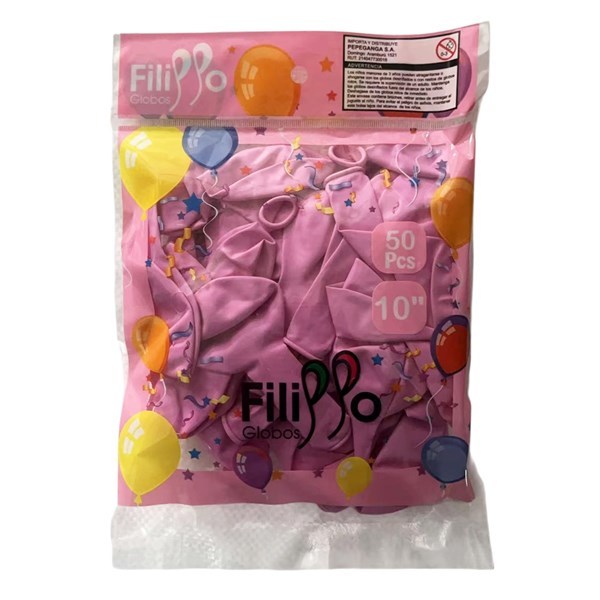 Imagen de Globo 10" x 50 Filippo pastel lila
