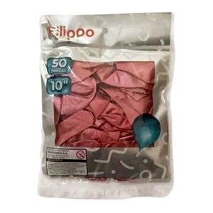 Imagen de Globo 10" x50 FILIPPO cromado rosado