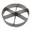 Imagen de Cortante de metal para porcionar tortas, 6 divisiones, en caja