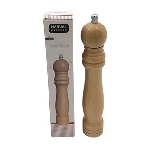 Imagen de Condimentero molinillo de sal y pimienta, de madera, en caja