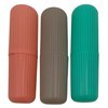 Imagen de Estuche de plástico para pasta y cepillo de dientes, varios colores