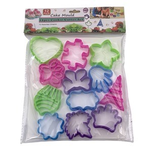 Imagen de Cortante de plástico para galletitas x12, en bolsa,