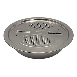 Imagen de Bowl colador y rallador de acero inoxidable, en caja