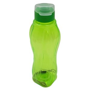Imagen de Botella deportiva de plástico 600ml, boca ancha, con correa, varios colores