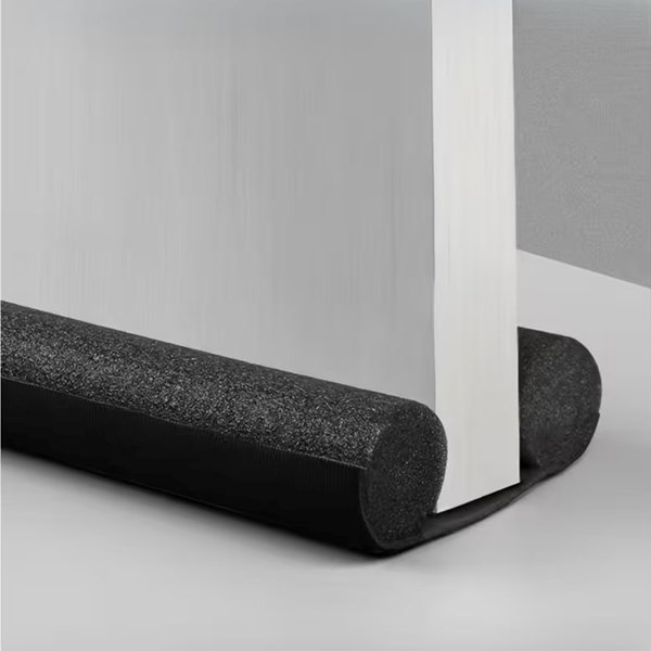 Imagen de Burlete zócalo doble de espuma, 10x97cm ajustable, 2 colores, en bolsa