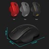 Imagen de Mouse ótico inalámbrico ergonómico, varios colores, G6 IMICE, en caja