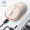 Imagen de Mouse ótico inalámbrico recargable, varios colores, W-618 IMICE, en caja