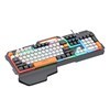 Imagen de Teclado con cable gamer, retroiluminado, con apoyo para mano, GK-700PRO IMICE, en caja