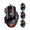 Imagen de Mouse óptico gamer con cable, retroiluminado, negro, X7 IMICE, en caja