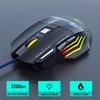 Imagen de Mouse óptico gamer con cable, retroiluminado, negro, X7 IMICE, en caja