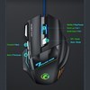 Imagen de Mouse óptico gamer con cable, retroiluminado, negro, X7 IMICE, en caja