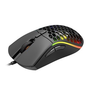 Imagen de Mouse óptico gamer con cable, RGB, negro, T60 IMICE, en caja