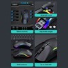 Imagen de Mouse óptico gamer con cable, RGB, negro, T60 IMICE, en caja