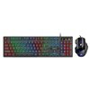 Imagen de Teclado y mouse óptico gamer con cable, retroiluminado, varios colores, AN-300 IMICE, en caja