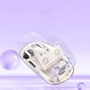 Imagen de Mouse óptico inalámbrico recargable transparente, varios colores, T400 IMICE, en caja