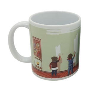 Imagen de Taza de loza 300ml, Papá familia