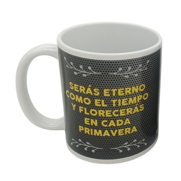 Imagen de Taza de loza 300ml, fútbol dos colores