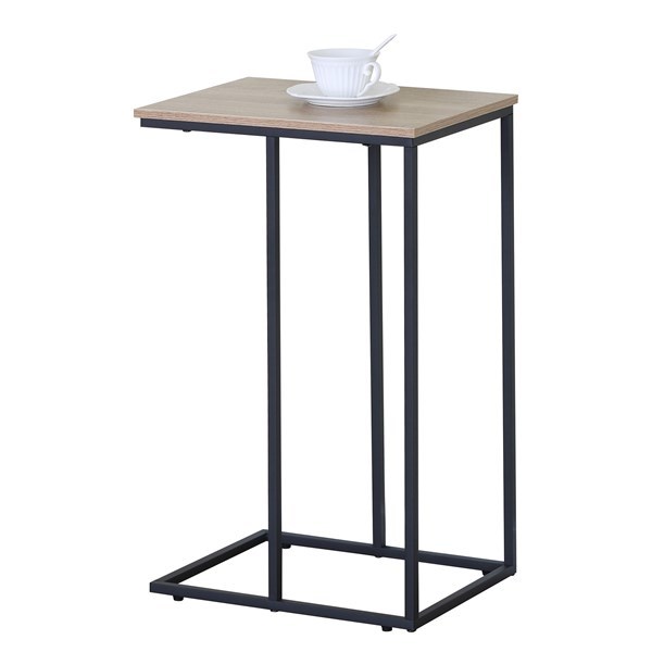 Imagen de Mesa auxiliar o de luz de hierro y MDF 1 estante, en caja, Berlina Home